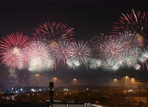 那坡县焰火晚会